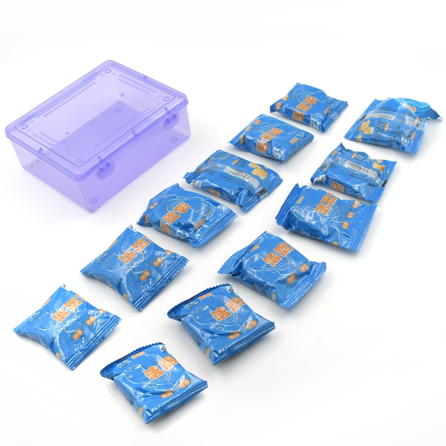 Decontamination toilet bowl cleaners, blue bubbles, 12 pieces. Decontamination toilet bowl cleaners, blue bubbles, 12 pieces.